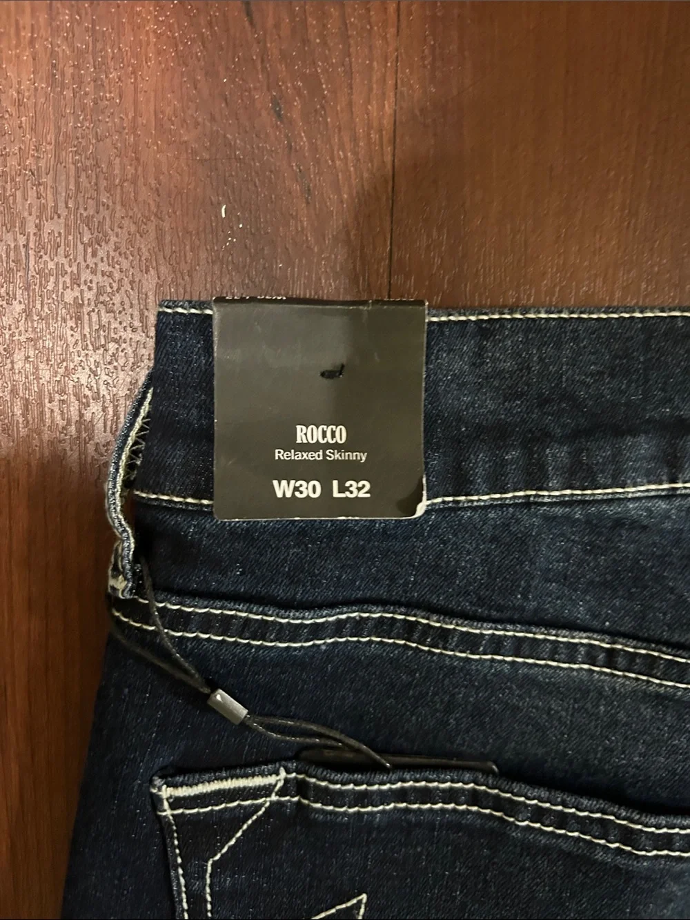 🆕 NWT True Religion Rocco Relaxed Skinny Jeans Men’s 30x32 Dark Wash Horseshoe